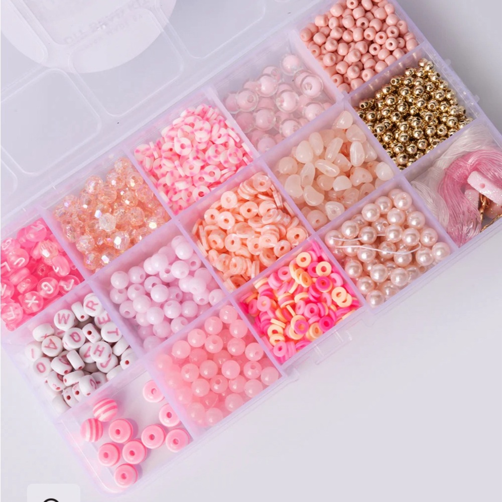 Pinkest Pink Bead Box from Jewelry Made By Me